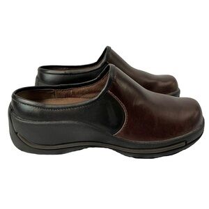 DANSKO Two-Tone Leather Clogs